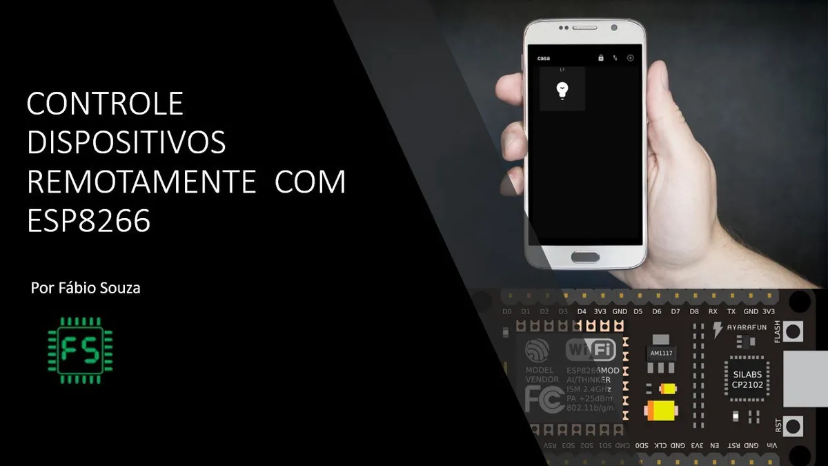 Curso ESP8266: Controle Dispositivos Remotamente [DOWNLOAD]